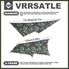 image:imageOnewind 1210 ft Camo Camping Tarp Billow Tarp Shelter Lightweight Waterproof Hammock Rainfly for Stealth Camping Army Military Bushcraft Easy to Setup with Tent Pegs and Guyline CamouflageCamo