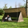 image:imageOnewind 1210 ft Camo Camping Tarp Billow Tarp Shelter Lightweight Waterproof Hammock Rainfly for Stealth Camping Army Military Bushcraft Easy to Setup with Tent Pegs and Guyline CamouflageOd Green10
