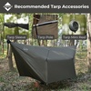 image:imageOnewind 1210 ft Camo Camping Tarp Billow Tarp Shelter Lightweight Waterproof Hammock Rainfly for Stealth Camping Army Military Bushcraft Easy to Setup with Tent Pegs and Guyline CamouflageOd Green12 Rectangular