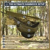 image:imageOnewind 1210 ft Camo Camping Tarp Billow Tarp Shelter Lightweight Waterproof Hammock Rainfly for Stealth Camping Army Military Bushcraft Easy to Setup with Tent Pegs and Guyline CamouflageOd Green12 Hexagon