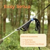 image:imageOnewind Camping Hammock Ultralight Portable Hammock with Adjustable Ridgeline Outdoor Hammock 20D Ripstop Nylon with 2  12Ft Tree Strap Ideal for Camping Hiking BackpackingOd Greenchair HammockToilet Hammock