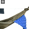 image:imageOnewind Camping Hammock Ultralight Portable Hammock with Adjustable Ridgeline Outdoor Hammock 20D Ripstop Nylon with 2  12Ft Tree Strap Ideal for Camping Hiking BackpackingOd Greendouble Layer