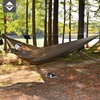 image:imageOnewind Camping Hammock Ultralight Portable Hammock with Adjustable Ridgeline Outdoor Hammock 20D Ripstop Nylon with 2  12Ft Tree Strap Ideal for Camping Hiking BackpackingOd Greendouble Layer