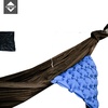 image:imageOnewind Camping Hammock Ultralight Portable Hammock with Adjustable Ridgeline Outdoor Hammock 20D Ripstop Nylon with 2  12Ft Tree Strap Ideal for Camping Hiking BackpackingOd Greendouble Layer