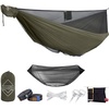 image:imageOnewind Premium 12 Camping Double Hammock with Tree Straps and Bug Net for Travel Camping Backpacking and HikingOd Green