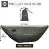 image:imageOnewind Premium Hammock Wind Sock Hammock end Wind Block Lightweight and WindResistant Underquilt Protector for Winter and Cold Weather Protection Backpacking CamouflageZipperod Green