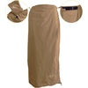 image:imageonewind Rain Skirt Half Poncho Waterproof Ultralight Nylon Rain Kilt Windproof Rainwear Liner for Riding Camping HikingBrown