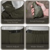 image:imageonewind Rain Skirt Half Poncho Waterproof Ultralight Nylon Rain Kilt Windproof Rainwear Liner for Riding Camping HikingOlive Green