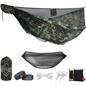 image:imageOnewind Premium 12 Camping Double Hammock with Tree Straps and Bug Net for Travel Camping Backpacking and HikingCamo