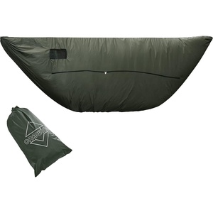 image:imageOnewind Premium Hammock Wind Sock Hammock end Wind Block Lightweight and WindResistant Underquilt Protector for Winter and Cold Weather Protection Backpacking CamouflageZipperod Green