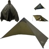 image:imageOnewind 2 Lightweight Shelter and Tent Footprint Poncho Tent and Backpack Ground Cover