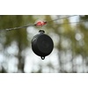 image:imageOnewind 40 HMWPE Tent Guyline and Tarp Ridgeline Mini Reel Lightweight No Knot Camping Rope and Tent Cord for Hammock Tarp and Rain Fly 3 Prussik Knots BlackBlack 12m 3 Knot