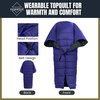 image:imageOnewind Hammock Top Quilt with Footbox Lightweight and Portable Sleeping Quilt Camping Sleeping Bag for Backpacking and HikingNavy Blue 45f60f