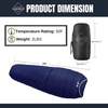 image:imageOnewind Hammock Top Quilt with Footbox Lightweight and Portable Sleeping Quilt Camping Sleeping Bag for Backpacking and HikingNavy Blue 45f60f