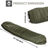 image:imageOnewind Hammock Top Quilt with Footbox Lightweight and Portable Sleeping Quilt Camping Sleeping Bag for Backpacking and HikingOd Green 35f50f Deluxe