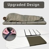 image:imageOnewind Hammock Top Quilt with Footbox Lightweight and Portable Sleeping Quilt Camping Sleeping Bag for Backpacking and HikingOd Green 35f50f with Draft Collar and OneTouch Pad Straps