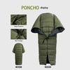image:imageOnewind Hammock Top Quilt with Footbox Lightweight and Portable Sleeping Quilt Camping Sleeping Bag for Backpacking and HikingOd Green 35f50f with Draft Collar and OneTouch Pad Straps