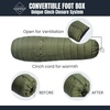 image:imageOnewind Hammock Top Quilt with Footbox Lightweight and Portable Sleeping Quilt Camping Sleeping Bag for Backpacking and HikingOd Green 45f60f