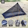 image:imageOnewind Lightweight Poncho Shelter Solitary Shelter Cape Silnylon Emergency Survival Shelter Ultralight Minimalist Shelter for Camping Hiking Backpacking Bug Out BagBlackInner Tent