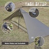 image:imageOnewind Lightweight Poncho Shelter Solitary Shelter Cape Silnylon Emergency Survival Shelter Ultralight Minimalist Shelter for Camping Hiking Backpacking Bug Out BagOd GreenShelter Only