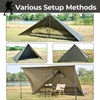 image:imageOnewind Lightweight Poncho Shelter Solitary Shelter Cape Silnylon Emergency Survival Shelter Ultralight Minimalist Shelter for Camping Hiking Backpacking Bug Out BagOd GreenShelter Only