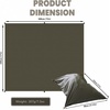 image:imageOnewind Ultralight Tent Footprint 20D Silnylon Groundsheet 4000mm Waterproof Rate PU Coating Lightweight Camping Tarp Tent Floor for Backpacking Hiking and ThruHiking 98 55Od Greenground Bag Cover