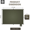 image:imageOnewind Ultralight Tent Footprint 20D Silnylon Groundsheet 4000mm Waterproof Rate PU Coating Lightweight Camping Tarp Tent Floor for Backpacking Hiking and ThruHiking 98 55Od Greenmed