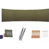image:imageOnewind Camping Windbreak Versatile Wind Blocker Light Water Proof Silnylon Camping Windscreen Outdoor Windshield for Winter Hiking Beach Backpacking and Picnic 19755 No Poles IncludedPoles Included