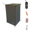 image:imageonewind Portable Privacy Shower Tent with Pole Ultralight Camping Shower Shelter Portable Toilet Tent Bathroom Tent Privacy Changing Dressing Room for Outdoor Use Camping Hiking Backpackingwithout Pole