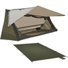 image:imageonewind Single Person Backpacking Tent with Footprint 3 Season Ultralight Tent with Tent Floor Ground Sheet