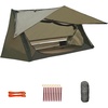 image:imageonewind Ultralight One Person Bivy Tent Backpacking Tent for Single Person Waterproof Silnylon Lightweight for Camping Backpacking Hiking NO Trekking Pole