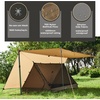 image:imageonewind 2 Person Mesh Tent with Camping Pillow Ultralight Mesh Tent Tarp Inner Tent with Soft Pillow