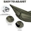 image:imageonewind Camping Hammock Underquilt 3 Season Hammock Insulation OD Green  20D Nylon Fabric Synthetic Imitation Silk Floss Insulation Full Length Water Resistant 8252 1kg22lbs 45F60F406020d Nylon Fabric