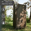 image:imageonewind Portable Privacy Shower Tent with Pole Ultralight Camping Shower Shelter Portable Toilet Tent Bathroom Tent Privacy Changing Dressing Room for Outdoor Use Camping Hiking Backpackingwithout Pole