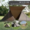 image:imageonewind Portable Privacy Shower Tent with Pole Ultralight Camping Shower Shelter Portable Toilet Tent Bathroom Tent Privacy Changing Dressing Room for Outdoor Use Camping Hiking BackpackingWith Pole