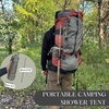 image:imageonewind Portable Privacy Shower Tent with Pole Ultralight Camping Shower Shelter Portable Toilet Tent Bathroom Tent Privacy Changing Dressing Room for Outdoor Use Camping Hiking Backpackingwithout Pole
