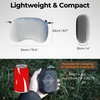 image:imageonewind Ultralight Camping Hammock Pillow Soft Inflatable Traval Pillow Compact Compressible Lightweight Pillow Ergonomic Neck Air Pillow with Storage Bag for Backpacking Camping Hiking Gery