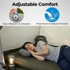 image:imageonewind Ultralight Camping Hammock Pillow Soft Inflatable Traval Pillow Compact Compressible Lightweight Pillow Ergonomic Neck Air Pillow with Storage Bag for Backpacking Camping Hiking Gery