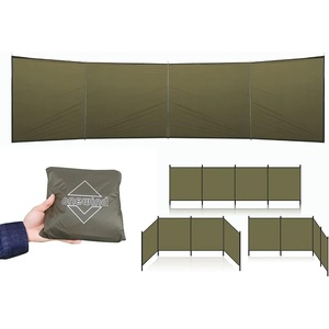 image:imageOnewind Camping Windbreak Versatile Wind Blocker Light Water Proof Silnylon Camping Windscreen Outdoor Windshield for Winter Hiking Beach Backpacking and Picnic 19755 No Poles IncludedWithout Poles