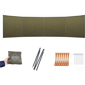 image:imageOnewind Camping Windbreak Versatile Wind Blocker Light Water Proof Silnylon Camping Windscreen Outdoor Windshield for Winter Hiking Beach Backpacking and Picnic 19755 No Poles IncludedPoles Included