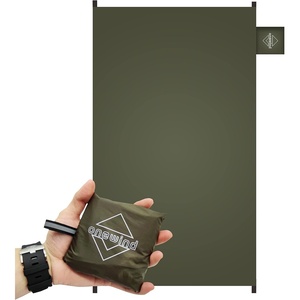 image:imageOnewind Ultralight Tent Footprint 20D Silnylon Groundsheet 4000mm Waterproof Rate PU Coating Lightweight Camping Tarp Tent Floor for Backpacking Hiking and ThruHiking 98 55Od Greensmall