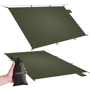 image:imageOnewind Ultralight Tent Footprint 20D Silnylon Groundsheet 4000mm Waterproof Rate PU Coating Lightweight Camping Tarp Tent Floor for Backpacking Hiking and ThruHiking 98 55Od Greenlarge