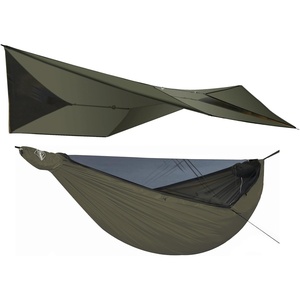 image:imageonewind 11ft Camping Hammock with 1210 ft Rain Fly Hammock with Mosquito Net and Tarp