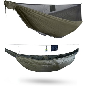 image:imageonewind 11ft Camping Hammock with Mosquito Net and Underquilt Portable Hammock with Underquilt