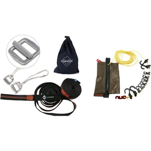 image:imageonewind 12Ft Hammock Straps and 19ft Campsite Storage Line Camping Accessories Easy Setup