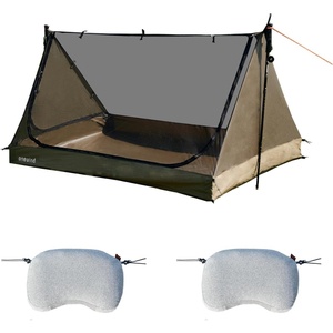 image:imageonewind 2 Person Mesh Tent with Camping Pillow Ultralight Mesh Tent Tarp Inner Tent with Soft Pillow