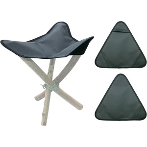 image:imageonewind 3 PCS Portable Camping Chair Cover DIY Tripod Stool Pad for Outdoor Camping Walking Hunting Supports 225 lbs Sticks Not Included