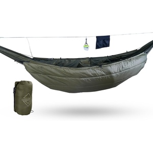 image:imageonewind Camping Hammock Underquilt 3 Season Hammock Insulation OD Green  20D Nylon Fabric Synthetic Imitation Silk Floss Insulation Full Length Water Resistant 8252 1kg22lbs 45F60F406020d Nylon Fabric