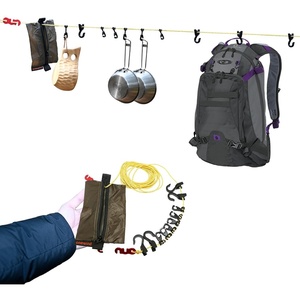 image:imageonewind Campsite Storage Line 6m19ft Camping Clothesline Hanging Gear for Tent Campers Camping Gear Organization UHMWPE Core Rope GearLine Hanging Organization System for Camping Hiking Backpacking