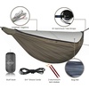 image:imageOnewind 11ft Camping Hammock with Mosquito Net and Adjustable Ridgeline Lightweight Portable Double Hammock with Tree Straps and Bug Net Ideal for Camping Hiking Backpacking Coyote BrownOd Green